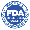 FDA Registered Facility certified badge