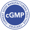 Current Good Manufacturing Practice certified badge